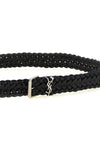 the saint laurent woven calf leather belt