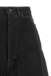 balenciaga jeans redefine denim volumes through a sculptural barrel construction