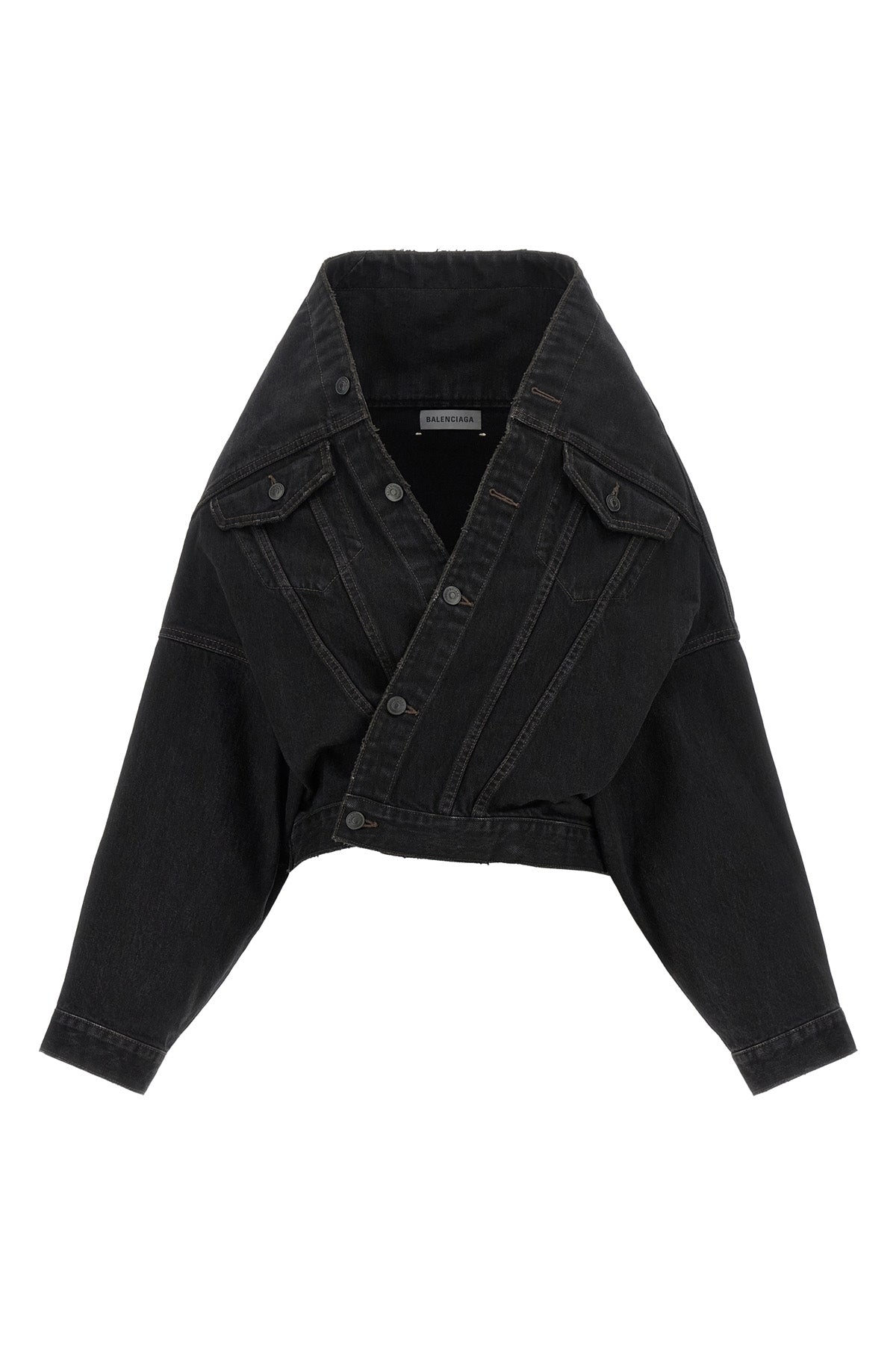 the balenciaga wrap jacket redefines the codes of contemporary tailoring throu