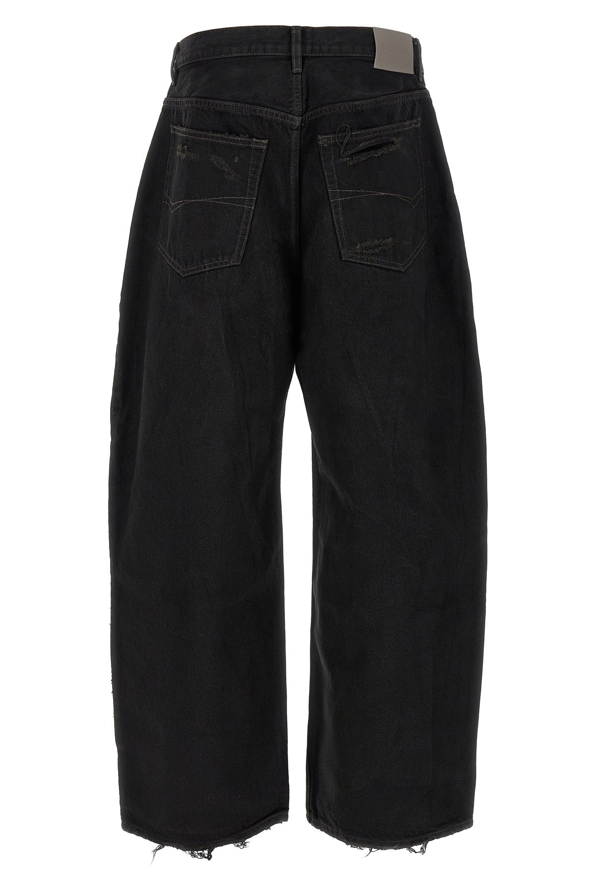 balenciaga incurvati morbidi jeans