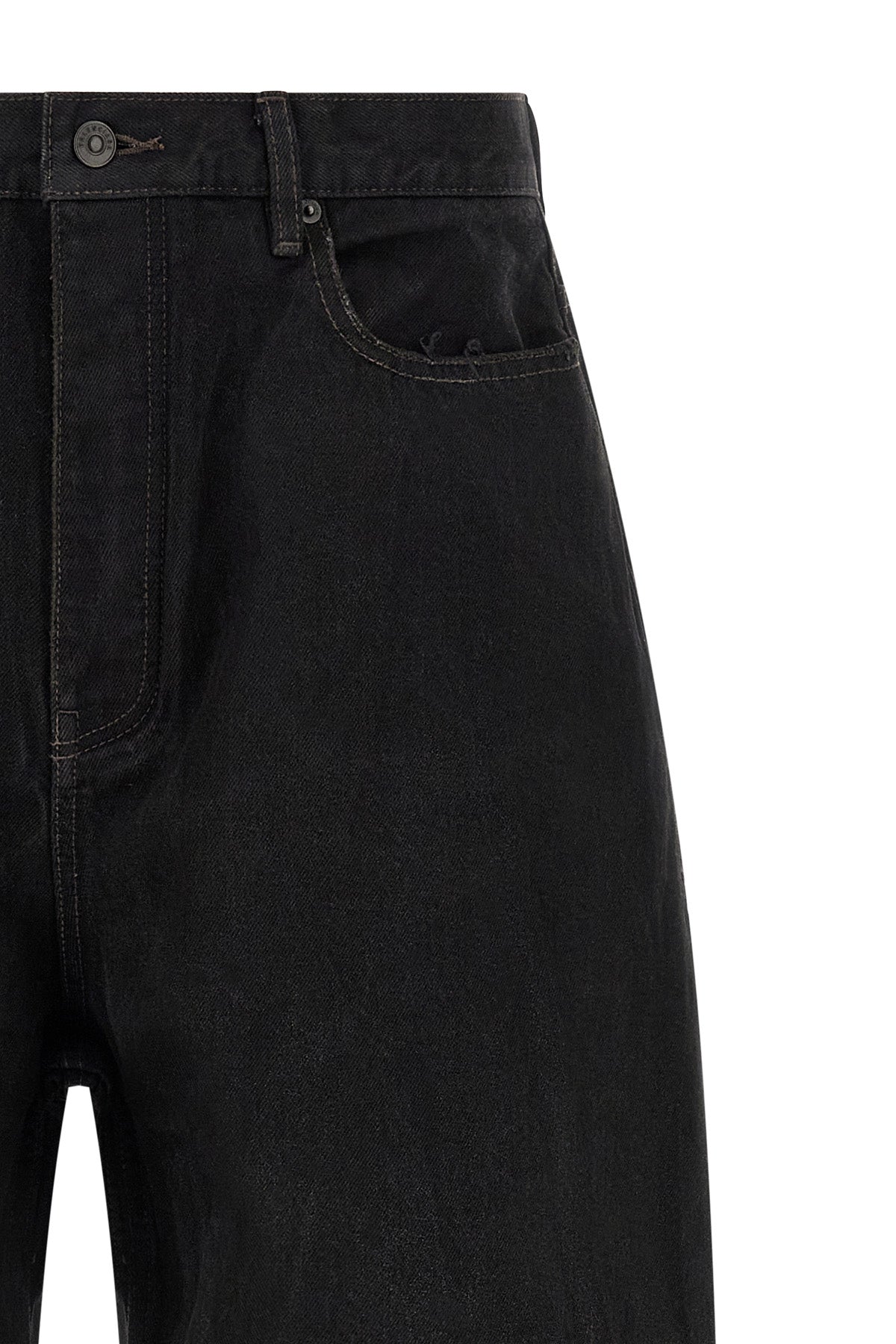 balenciaga incurvati morbidi jeans