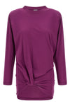 the balenciaga long-sleeved t-shirt redefines the codes of jersey through an asy