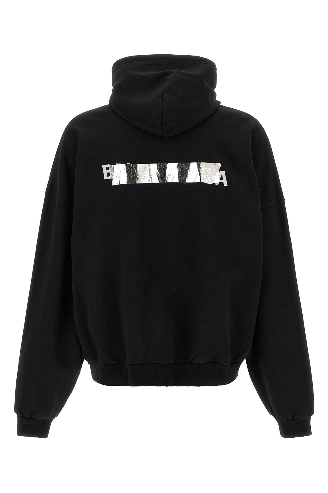 BALENCIAGA M the balenciaga silver tape hoodie