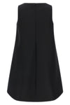 the flared balenciaga dress defines an essential silhouette through rigorous geo