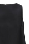the flared balenciaga dress defines an essential silhouette through rigorous geo