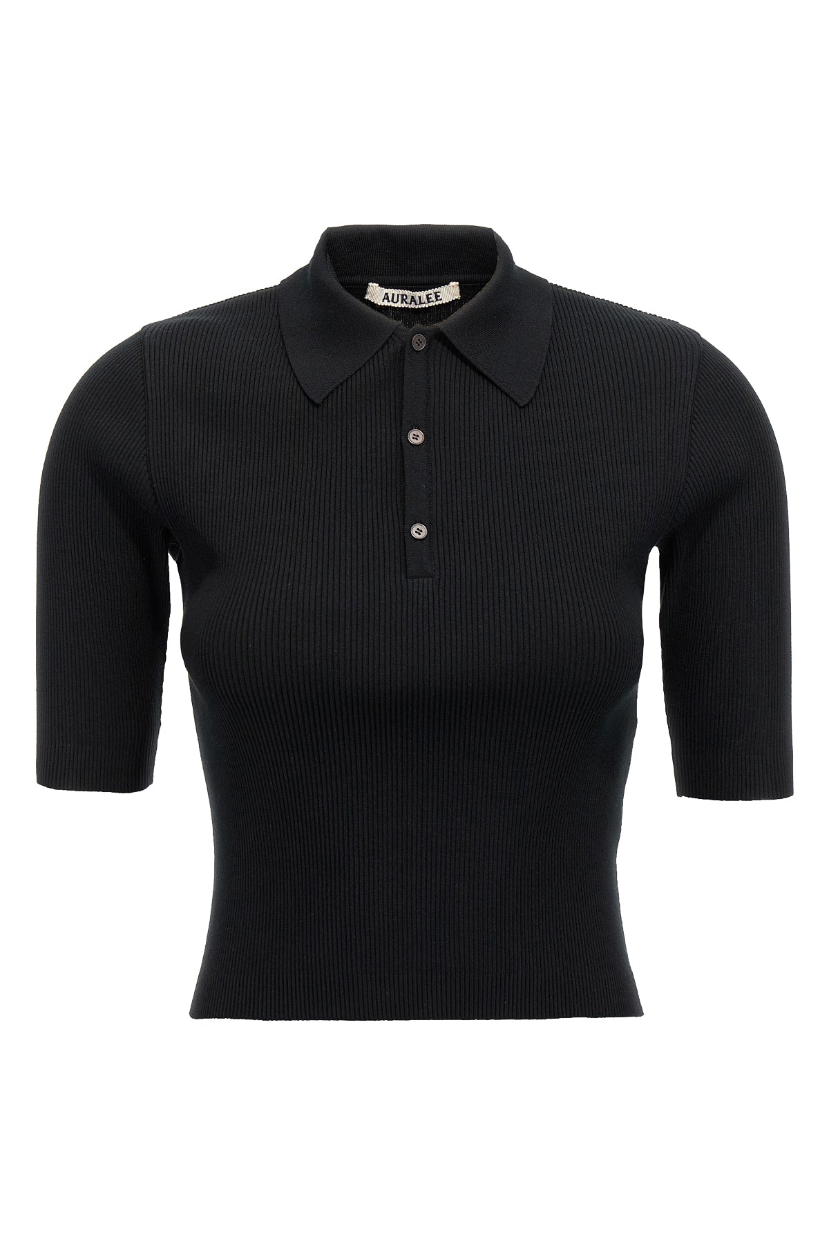 giza extra long bow egyptian cotton knit polo shirt