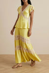 long skirt in shiny viscose