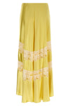 long skirt in shiny viscose