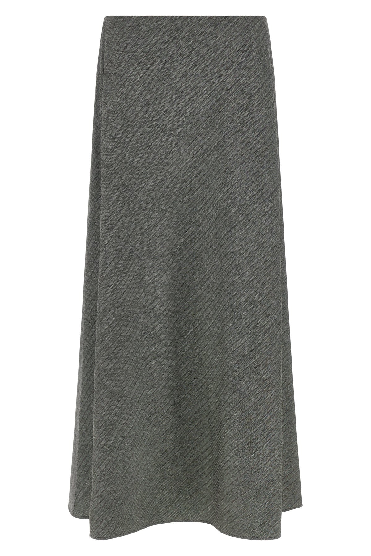 the long skirt by alberta ferretti defines the codes of structured elegance thro