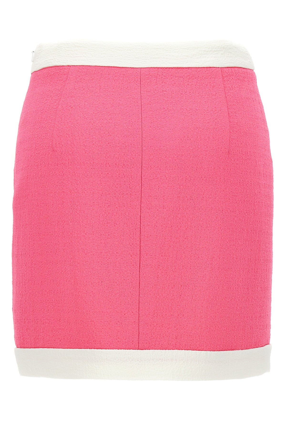 heart buttons viscose skirt