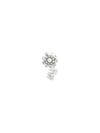 crystal flower brooch