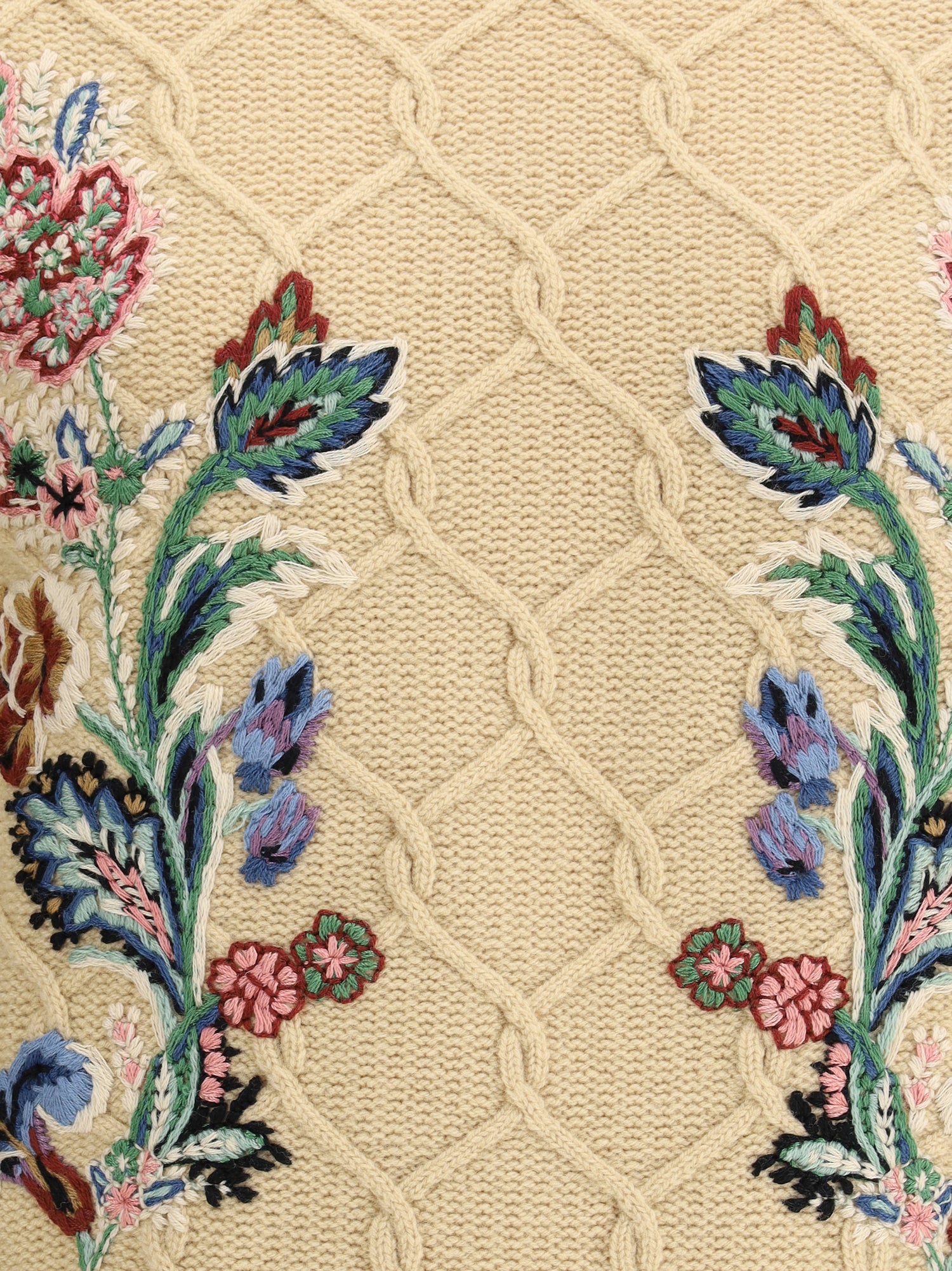 ETRO 40 floral embroidery sweater 