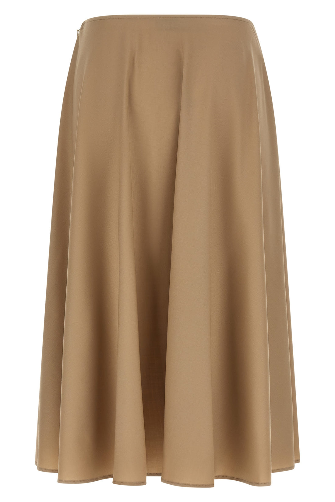 MOSCHINO 38 the moschino midi skirt defines a flared silhouette