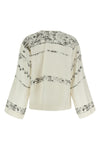 printed linen shirt