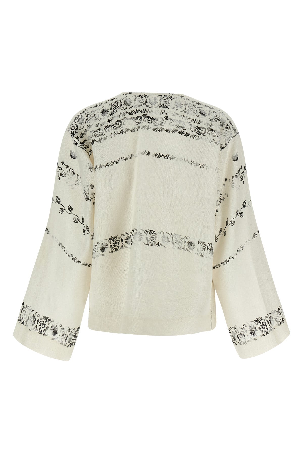 printed linen shirt
