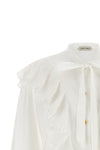 the alberta ferretti shirt redefines the codes of womens tailoring through scul