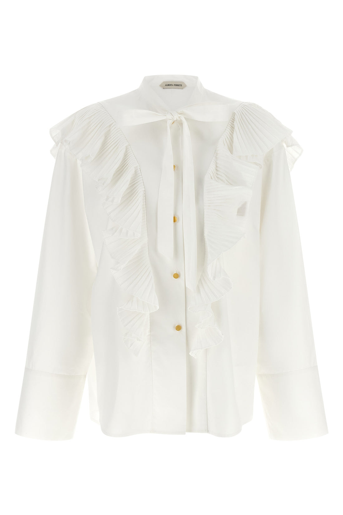 ALBERTA FERRETTI 38 the alberta ferretti shirt redefines the codes of womens tailoring through scul