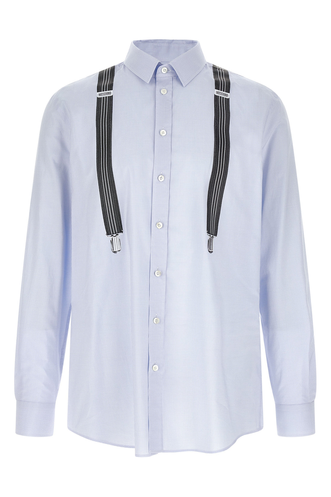 MOSCHINO L cotton vichy shirt