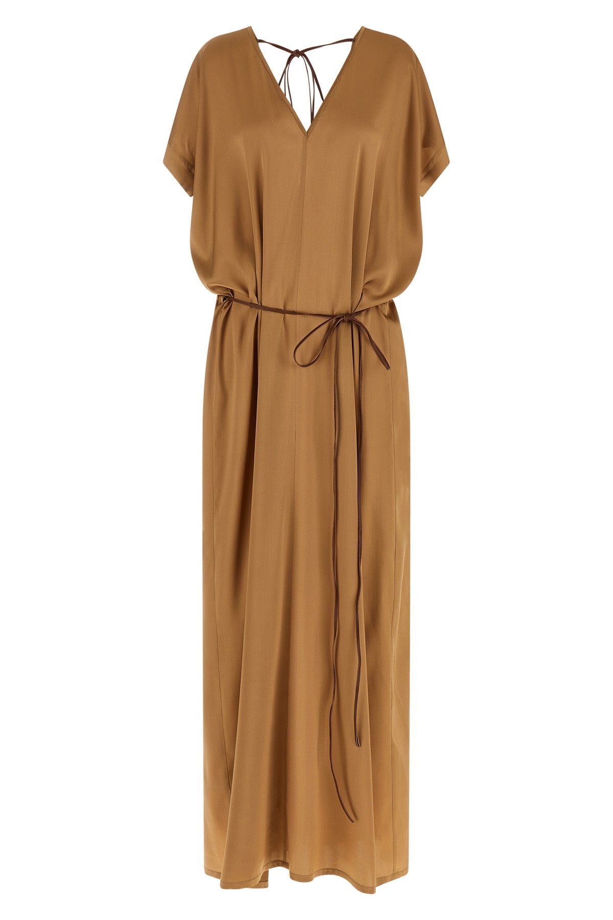 long riky silk satin dress