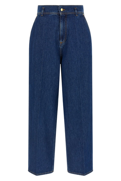 iriscut cotton denim jeans