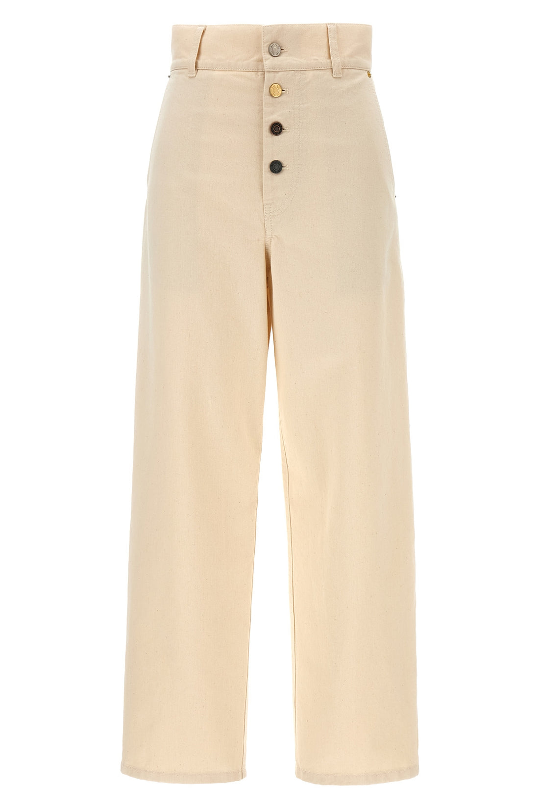 MOSCHINO 38 ankle length cotton gabardine trousers