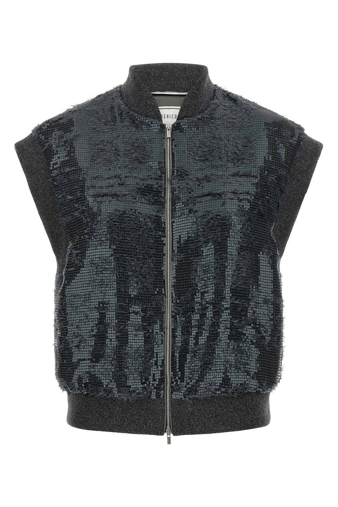 PESERICO 38 the peserico vest redefines the codes of clothing in layers through a sleeveless