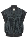 the peserico vest redefines the codes of clothing in layers through a sleeveless