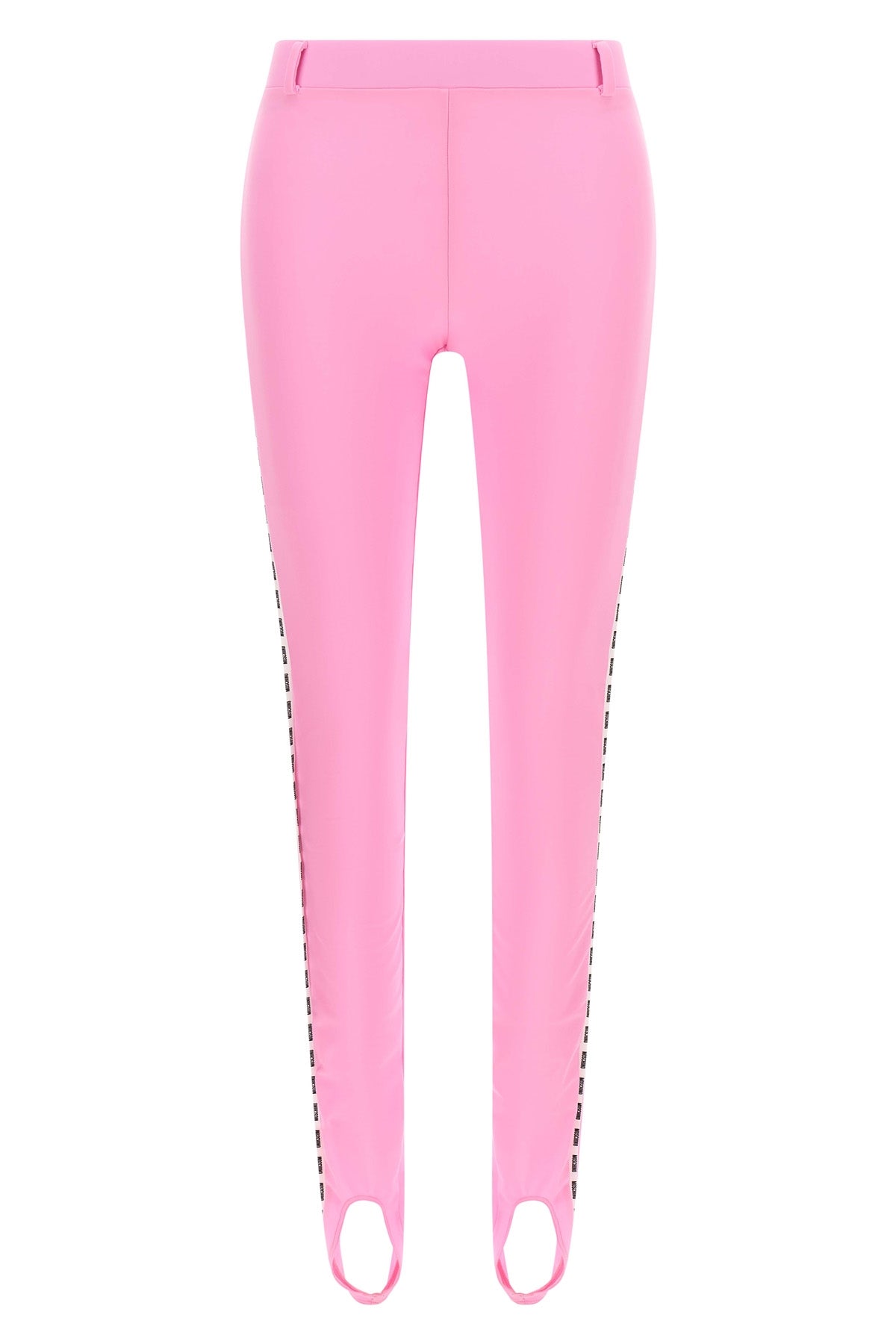 moschino leggings stand out for a construction that blends sporty aesthetics and