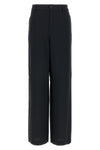 acetate blend trousers