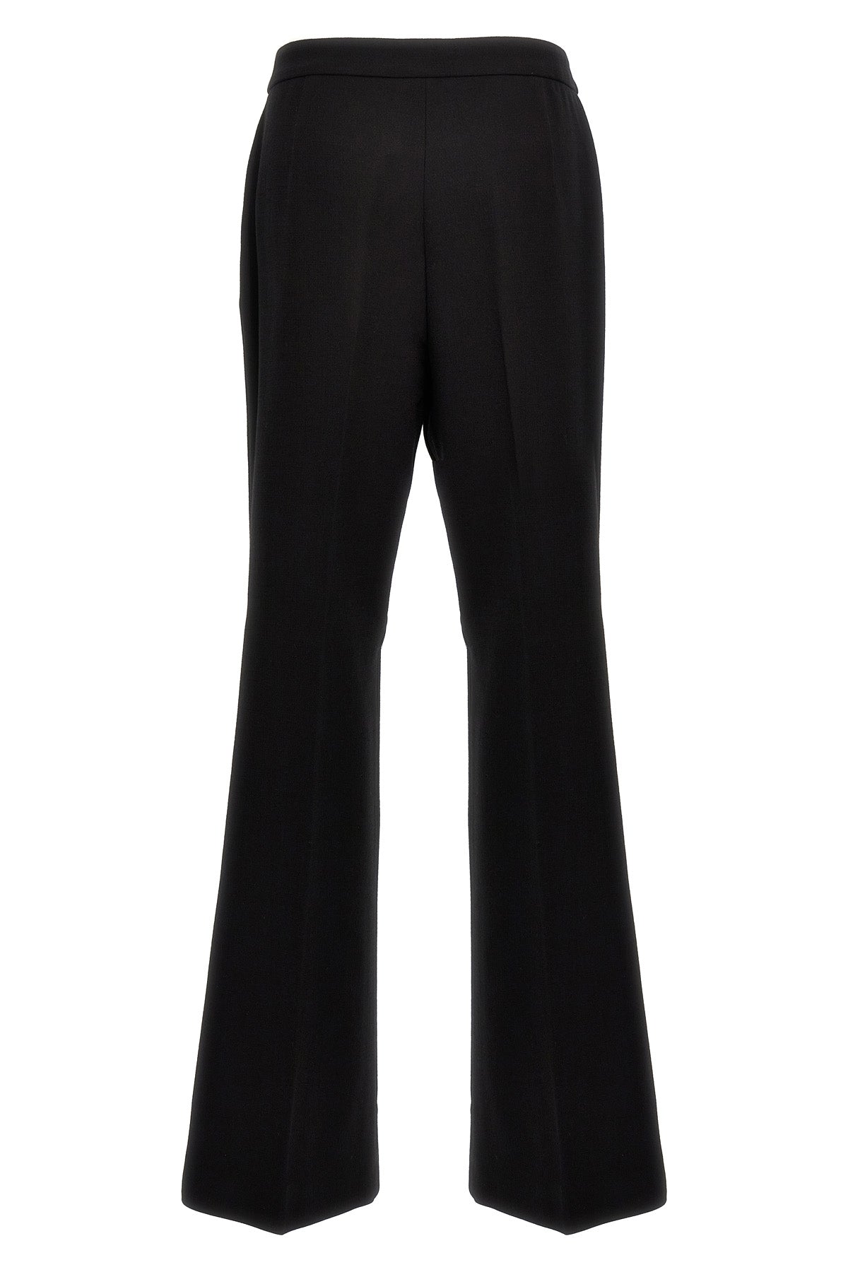 wool blend crepe pants