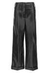 faux leather trousers