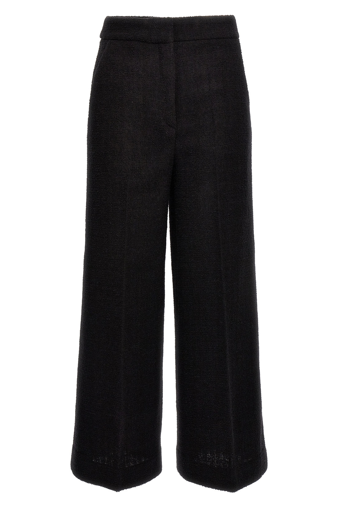 MOSCHINO 40 cropped pants in bouclè wool blend