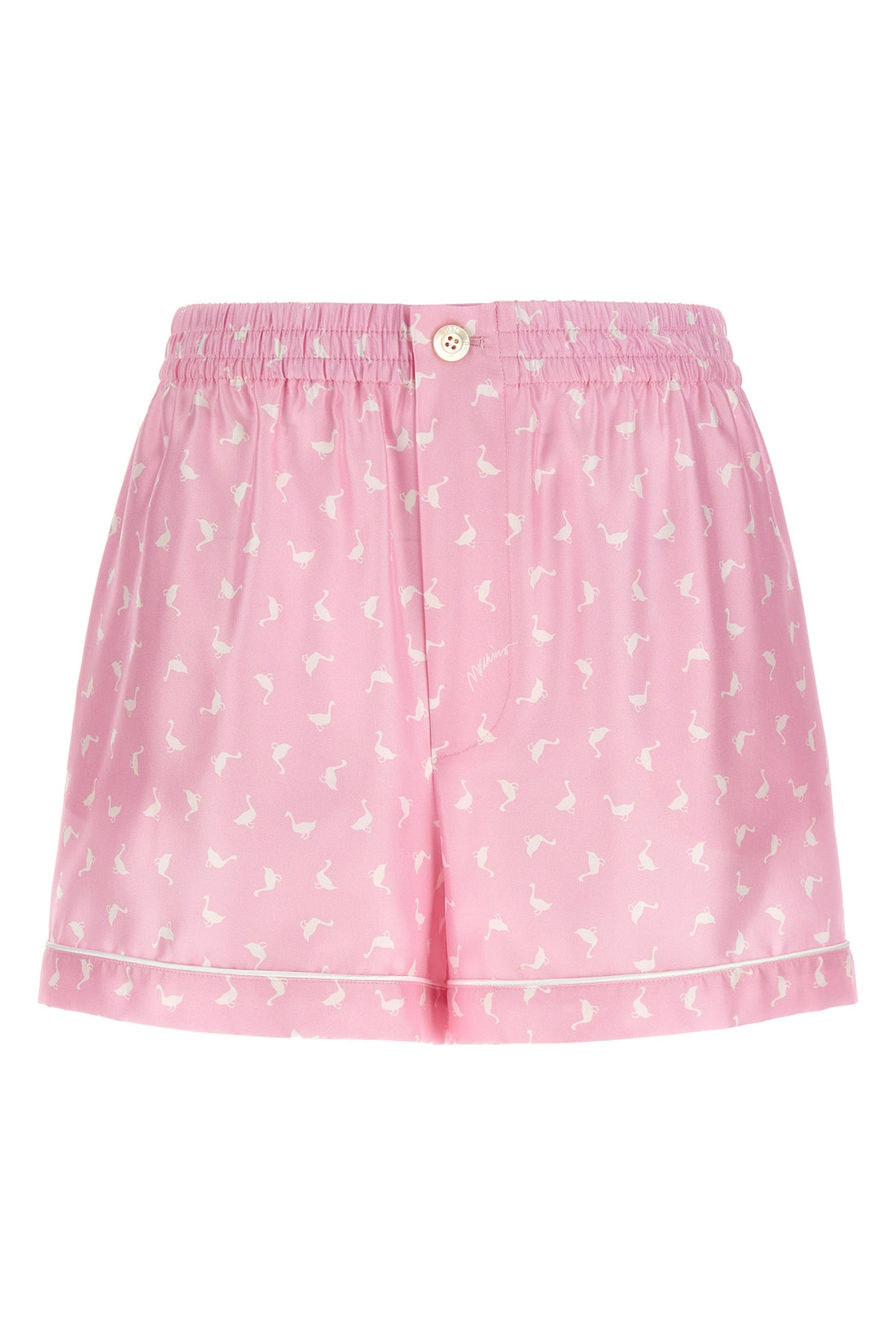 MOSCHINO 38 silk twill shorts