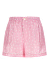 silk twill shorts
