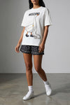 silk twill shorts