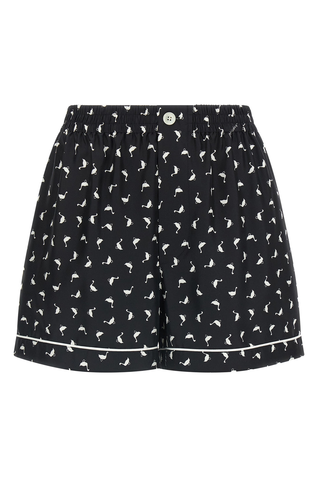 MOSCHINO 40 silk twill shorts