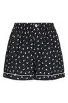 silk twill shorts