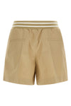 shorts in cotton poplin