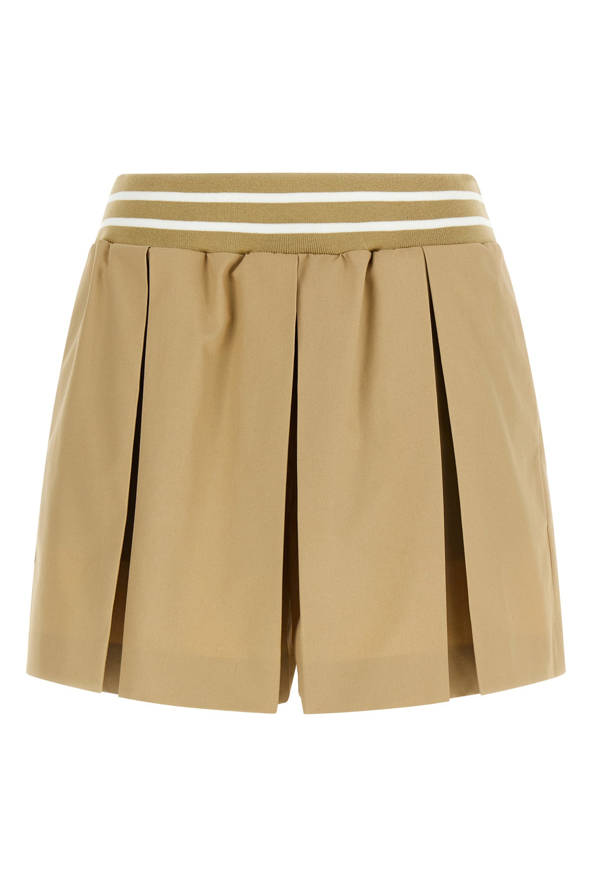 shorts in cotton poplin