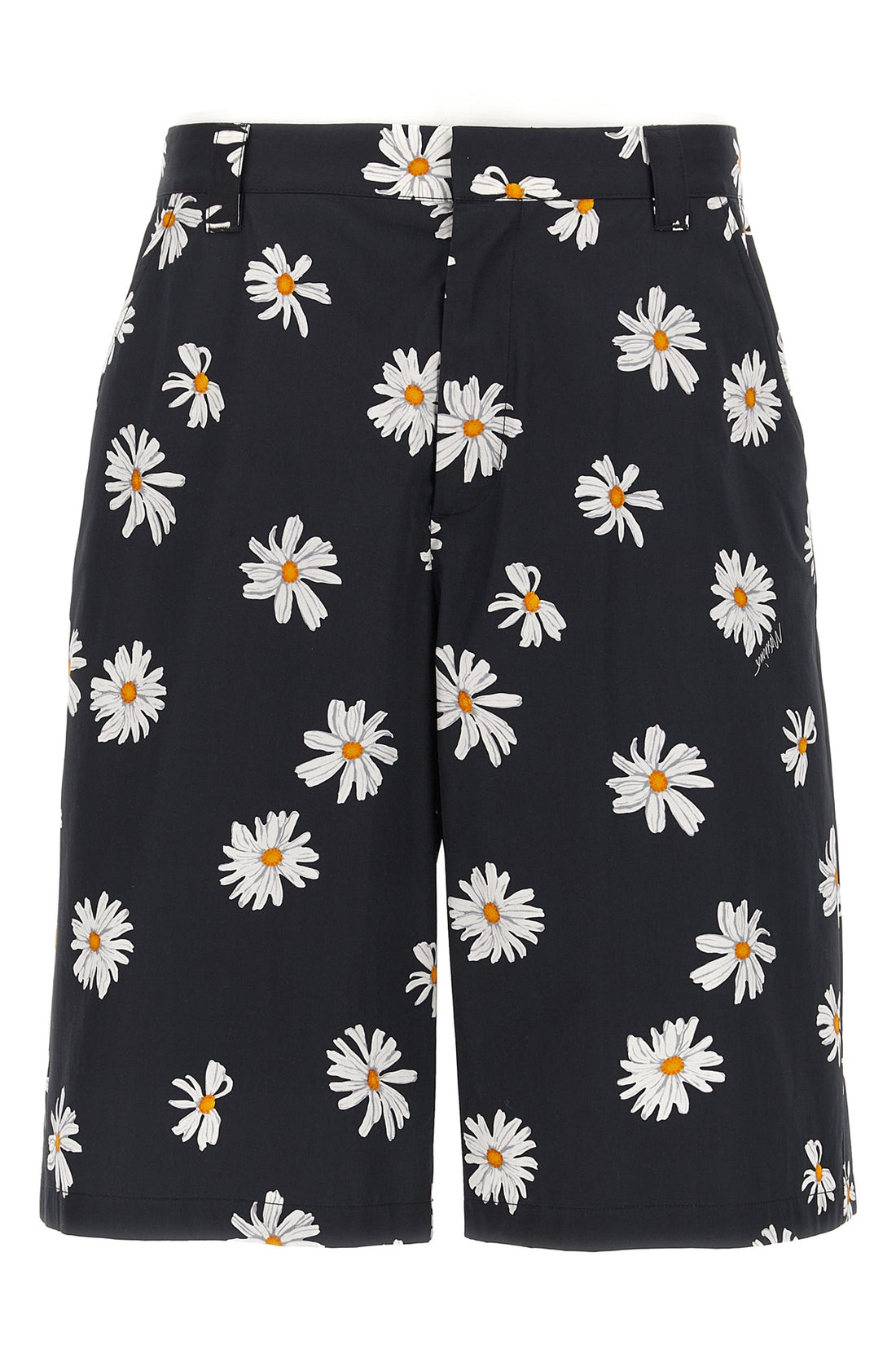 MOSCHINO 48 cotton satin bermuda shorts