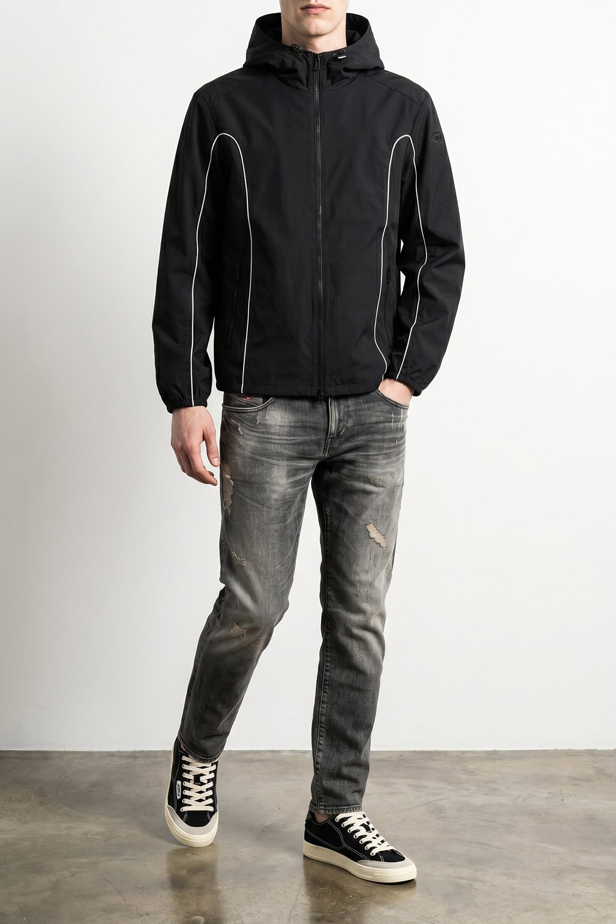 2019 d-strukt mid-waist jeans diesel