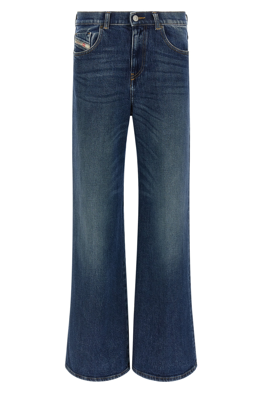 DIESEL 23 1978 d-akemi stonewashed cotton denim jeans