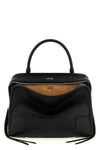 the loewe amazona 180 bag is made of soft black calf leather