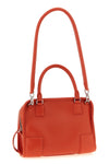 the loewe amazona 180 small handbag made of fine orange calf leather stands ou
