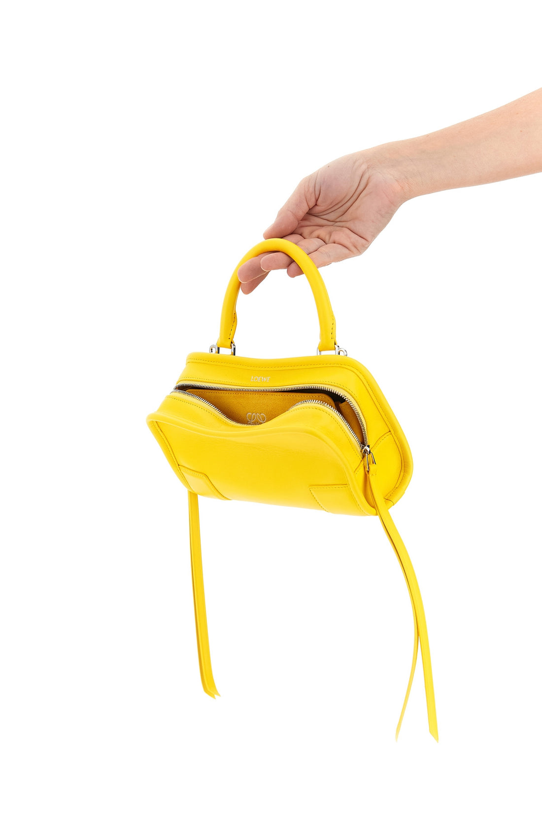 LOEWE OS amazona 180 mini calf leather handbag