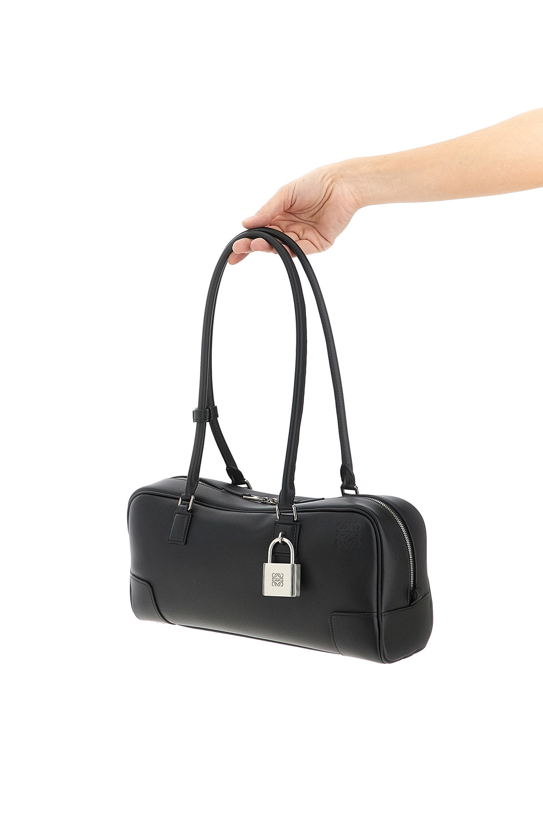 LOEWE OS amazona shoulder bag in shiny calf leather