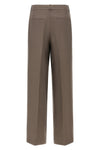 pure linen gabardine trousers