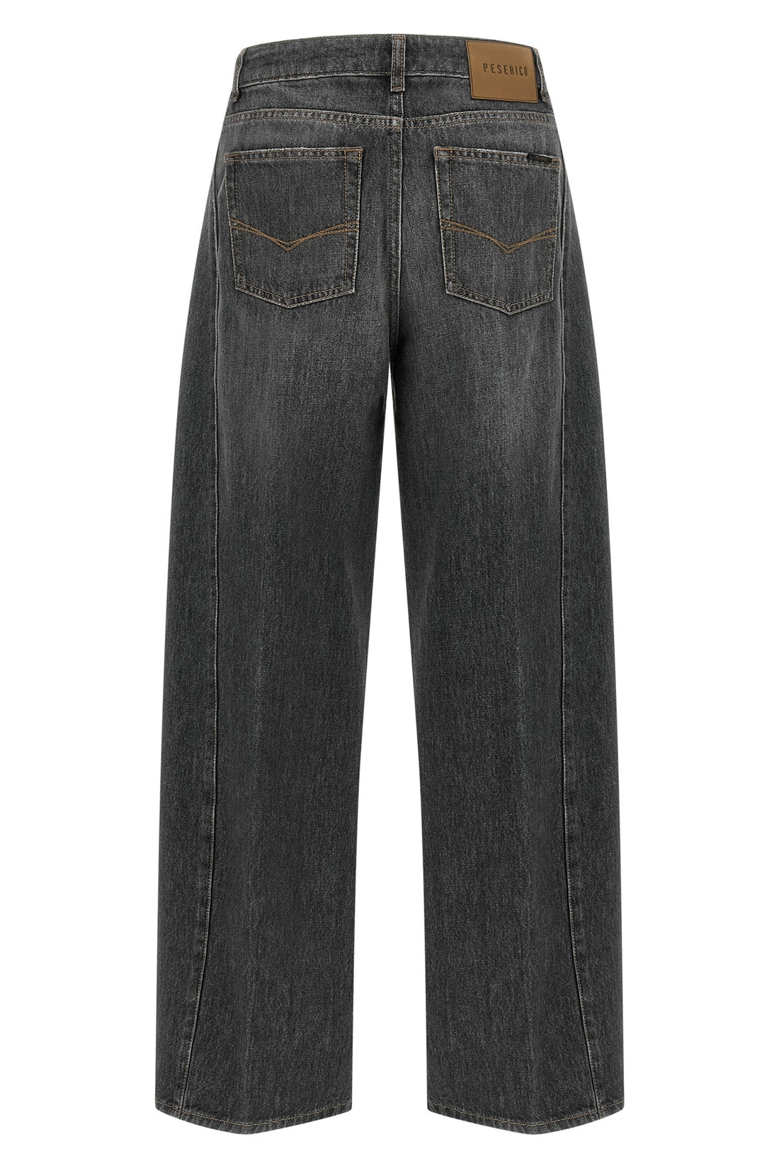 PESERICO 40 pesericos pure cotton jeans are distinguished by a balloon silhouette