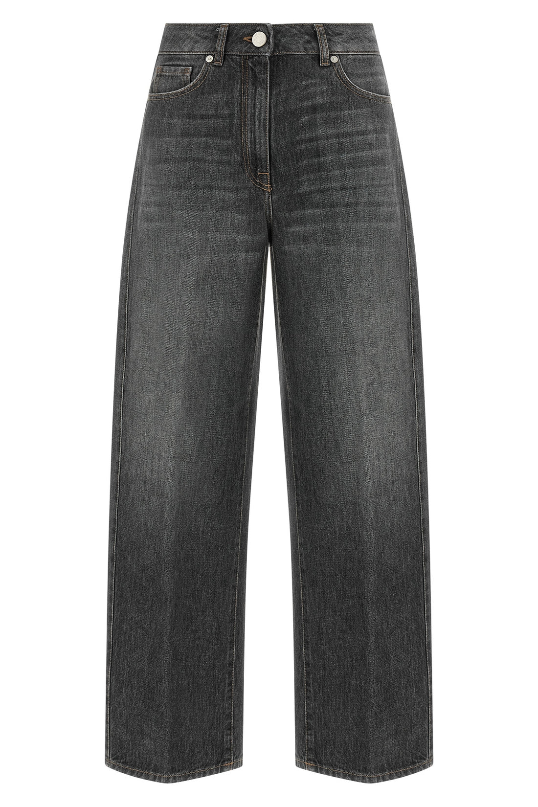 PESERICO 40 pesericos pure cotton jeans are distinguished by a balloon silhouette
