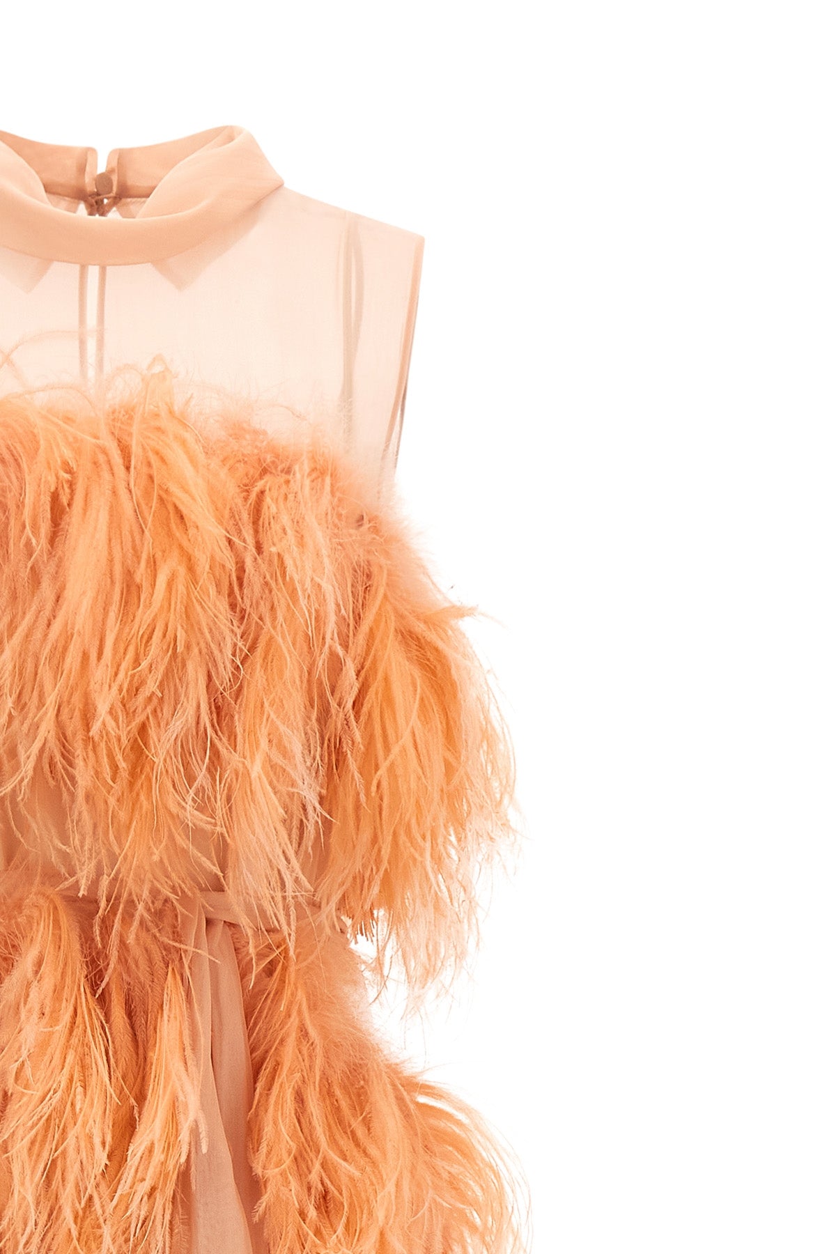 the long alberta ferretti dress in pure silk stands out for its fluid and impalp